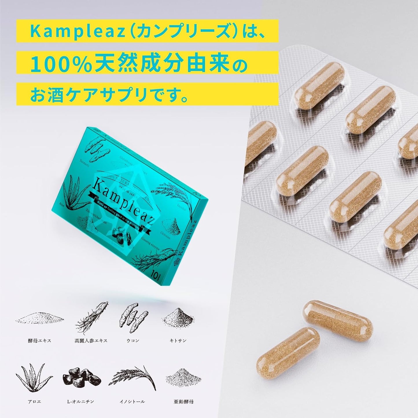 Kampleaz 5箱(50粒)